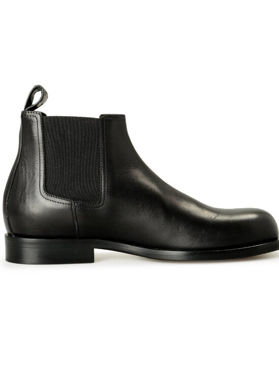 Versace Men\'s Black Leather Chelsea Boots Shoes US 13 IT 46 main image 4